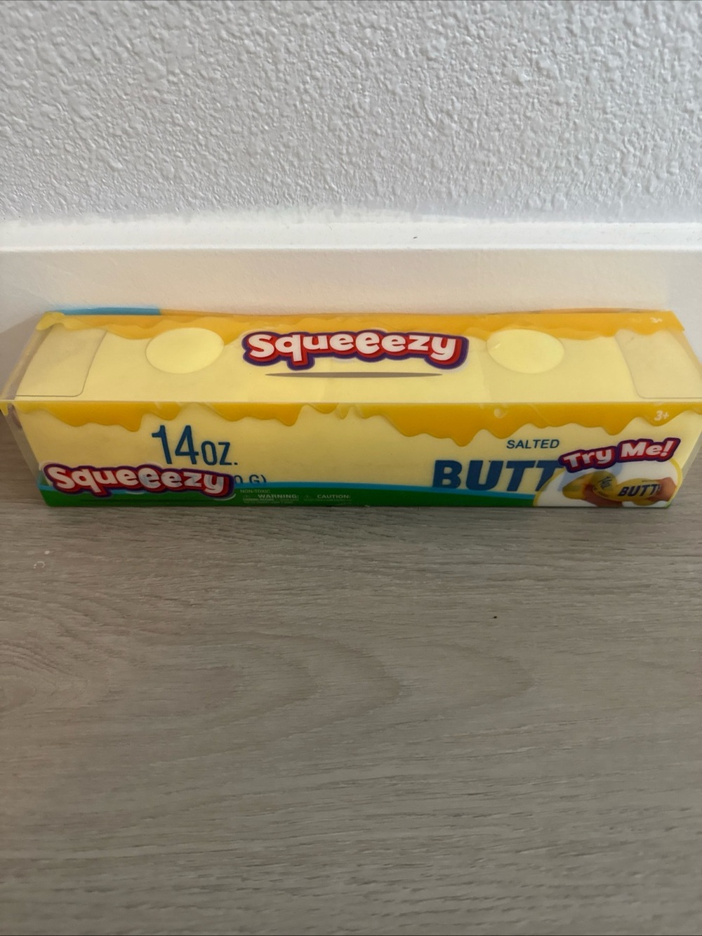 Yellow Butter Squeeze Toy - Brand